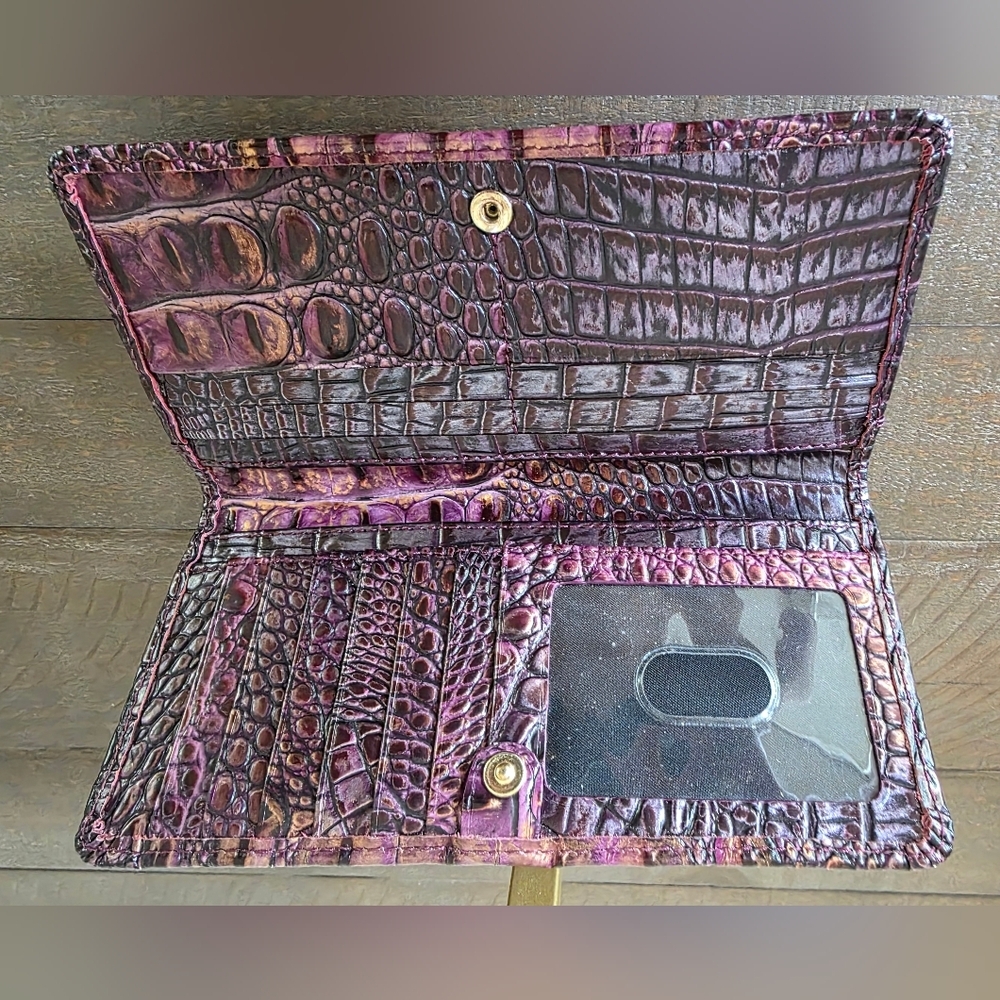 Brahmin Mini Asher Tote- Wallet In Mojave Vineyard Exclusive Embossed Leather - Picture 12 of 16